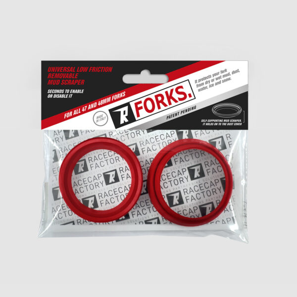 Universal, removable forks mud scraper